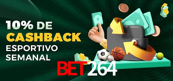 10% de bônus de cashback na bet264